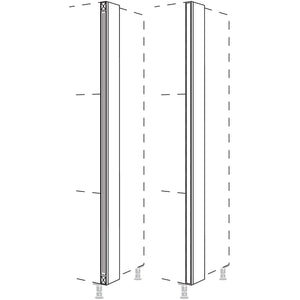 Nobilia Hochschrank-Pilaster als Zwischenlösung für Hochschränke- Höhe 3 HPIZ-3 44712