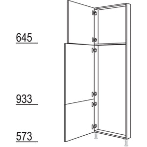 Nobilia Hochschrank-Rahmenteil HRT40-3 43444