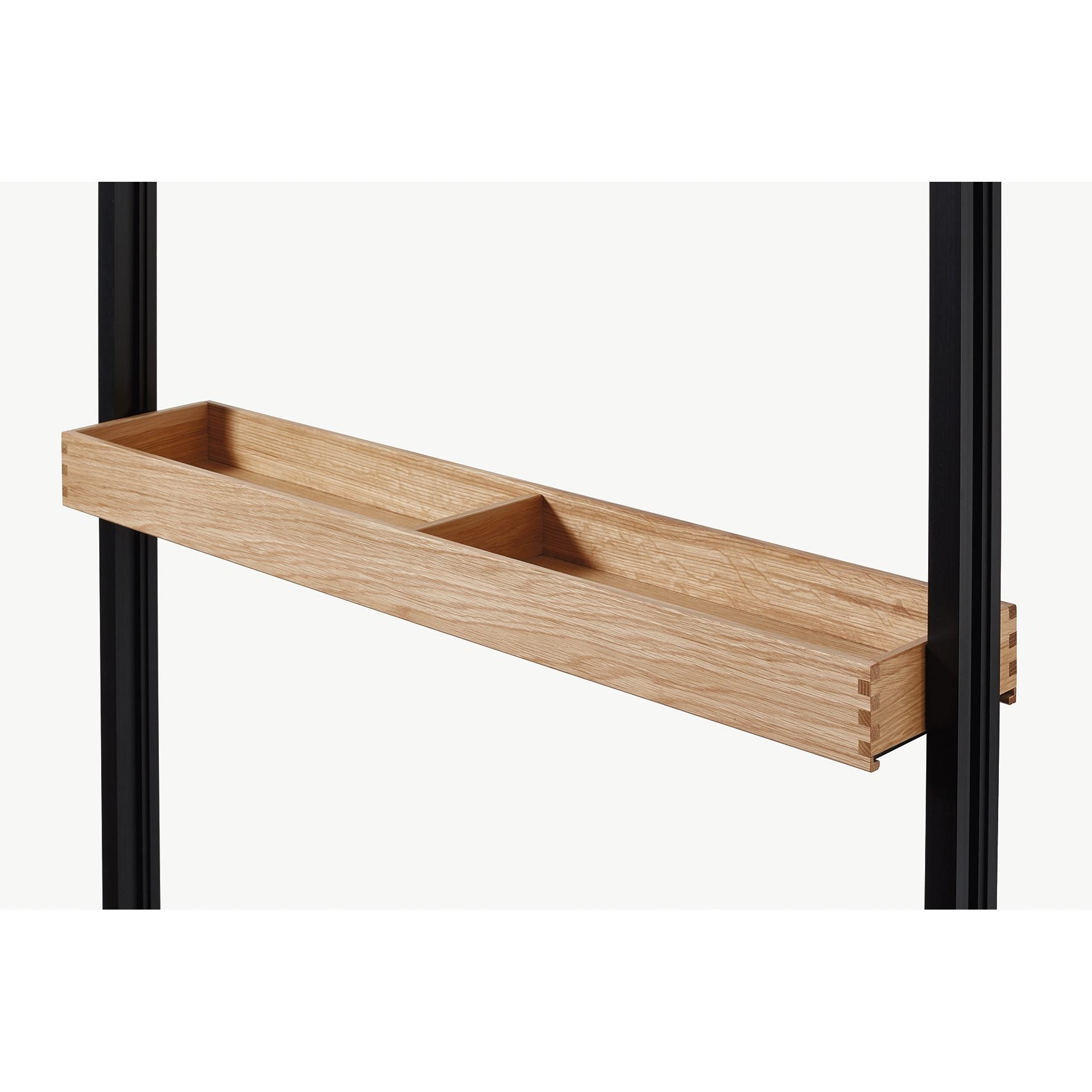 Nobilia Shallow wooden box for pole- mounted shelving system 70 mm high  RSHK60-F 60 cm 