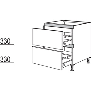 Nobilia Kochstellenschrank für Slim Line-Arbeitsplatten NK2A90-SL 51339