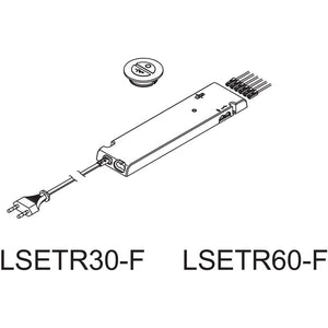 nobilia LED-Startset mit runder Emotion Funk-Fernbedienung LSETR30-F 15083