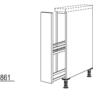 Nobilia Maxi-Auszugschrank UABH15-M 41111