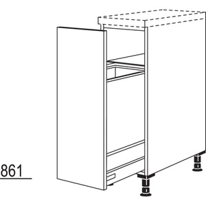 Nobilia Maxi-Auszugschrank mit Wertstoffsammler UDAWS30-M 41138