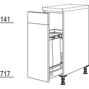 Nobilia Maxi-Baguetteschrank UABT-30-M 44008