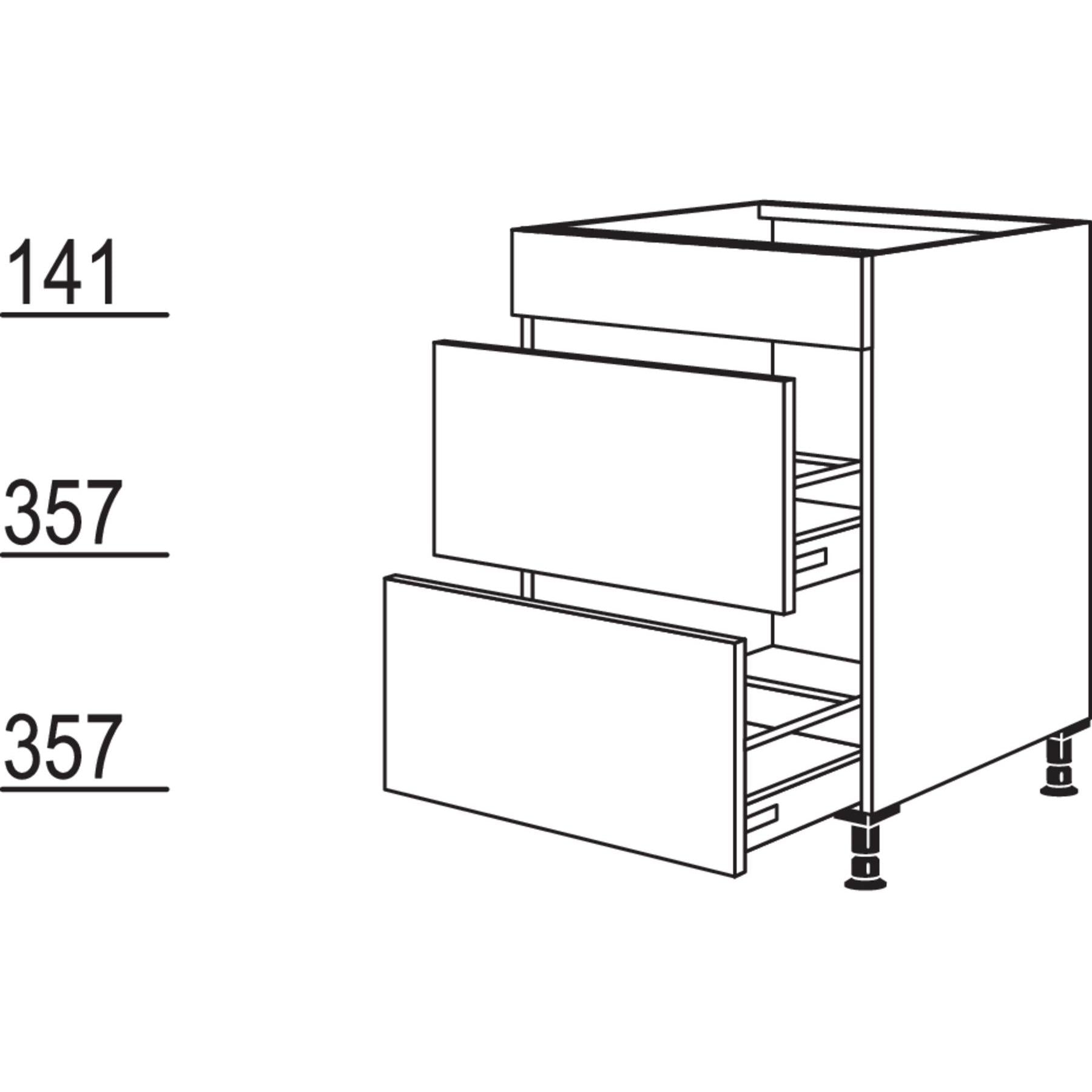 Nobilia Maxi-Kochstellenschrank KA60-M 42350