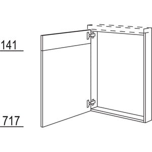 Nobilia Maxi-Rahmenteil URT30-M 43168