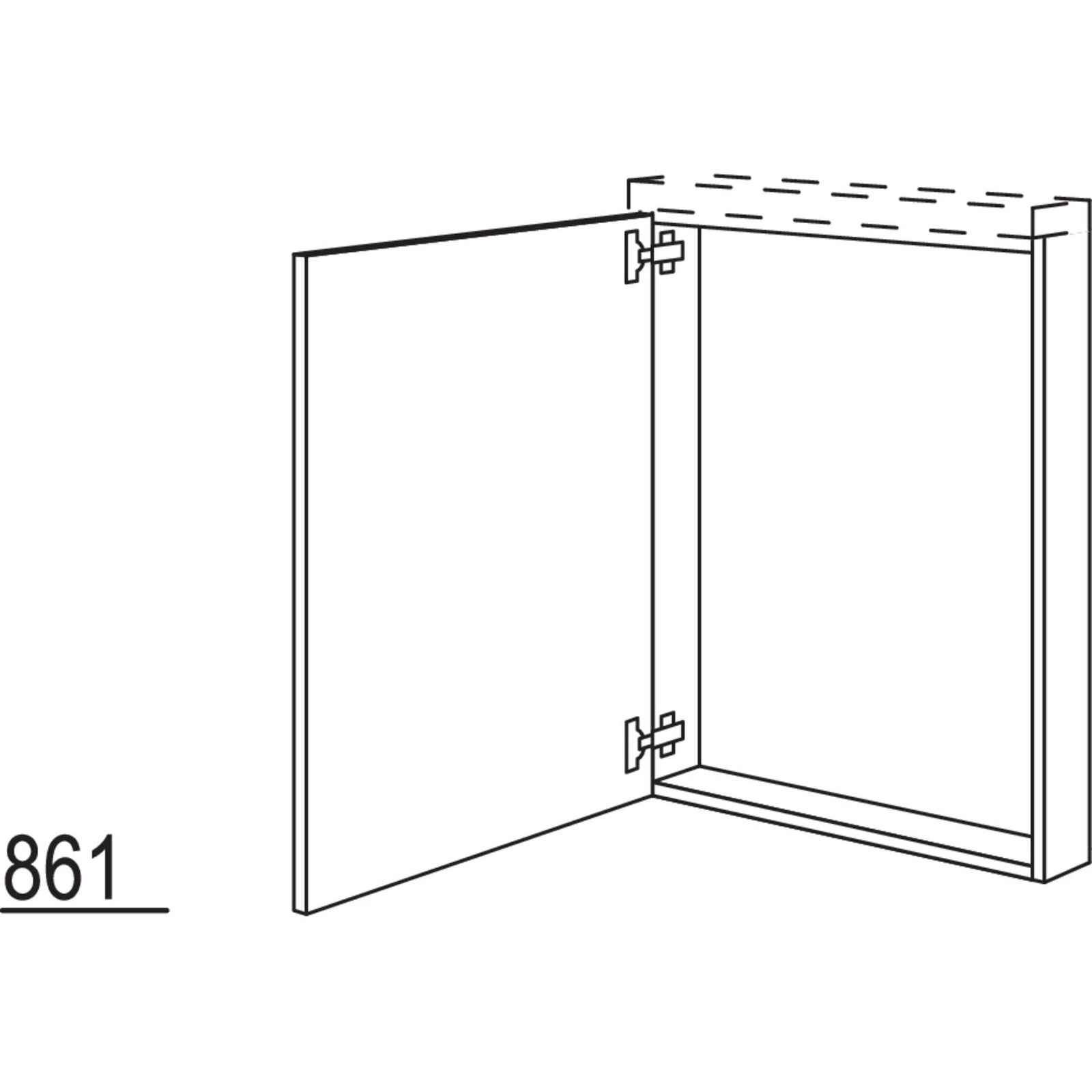 Nobilia Maxi-Rahmenteil URTD40-M 40133
