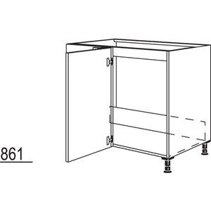 Nobilia Maxi-Spülen-Eckschrank SPUED100-50-M 41156