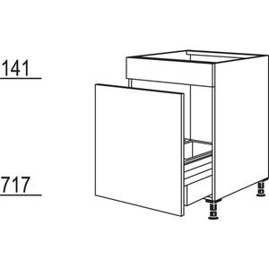 Nobilia Maxi-Spülenschrank mit Zargen- Cargo SPUA-AS50-M 41295