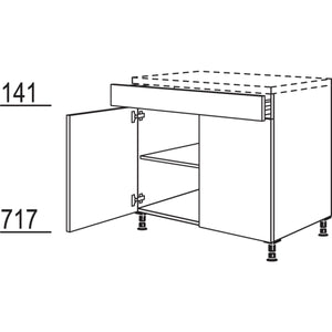 Nobilia Maxi-Unterschrank USG100-M 44410