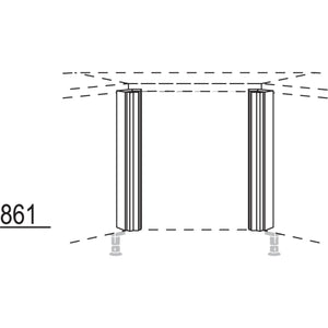 Nobilia Maxi-Winkelpassstück- 135- variabel UPE135-2-V-M 22332