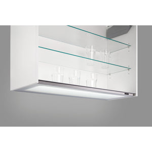 Nobilia Mehrpreis fuer LINE N- Wandschraenke mit LED-Glas- Lichtboden MP-LAN 7924