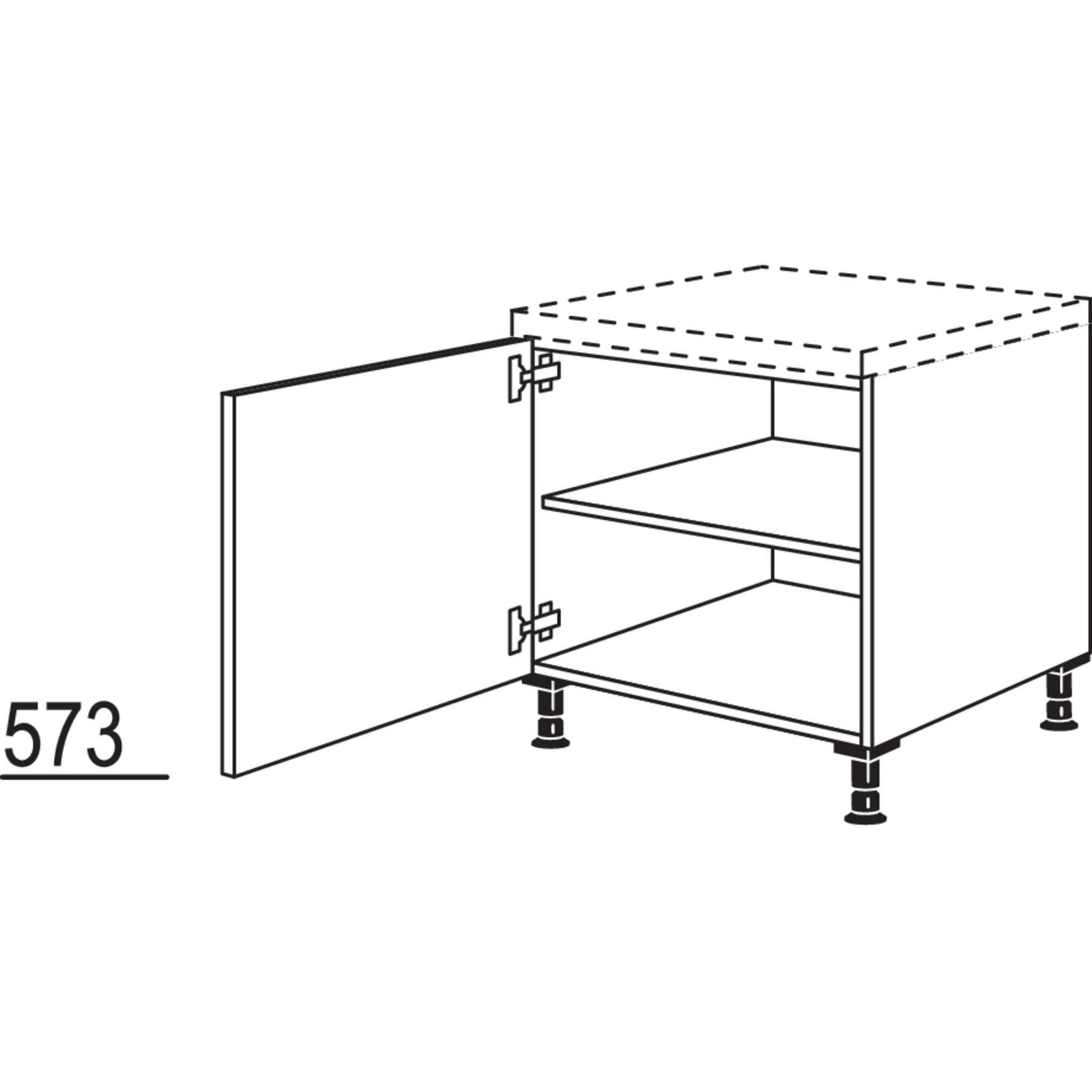 Nobilia Mini-Unterschrank -Mini- Kochstellenschrank U50-58 38010