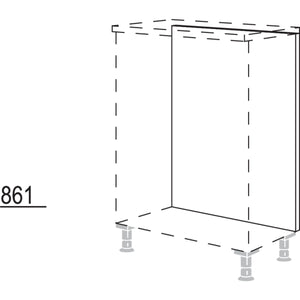 Nobilia Rückwandverkleidung für Sideboardplanungen RFW35-86 53735