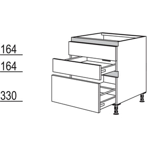 Nobilia Spülen-Auszugschrank NSPUSA60 52243