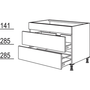 Nobilia Spülen-Auszugschrank SPU2A120 21207