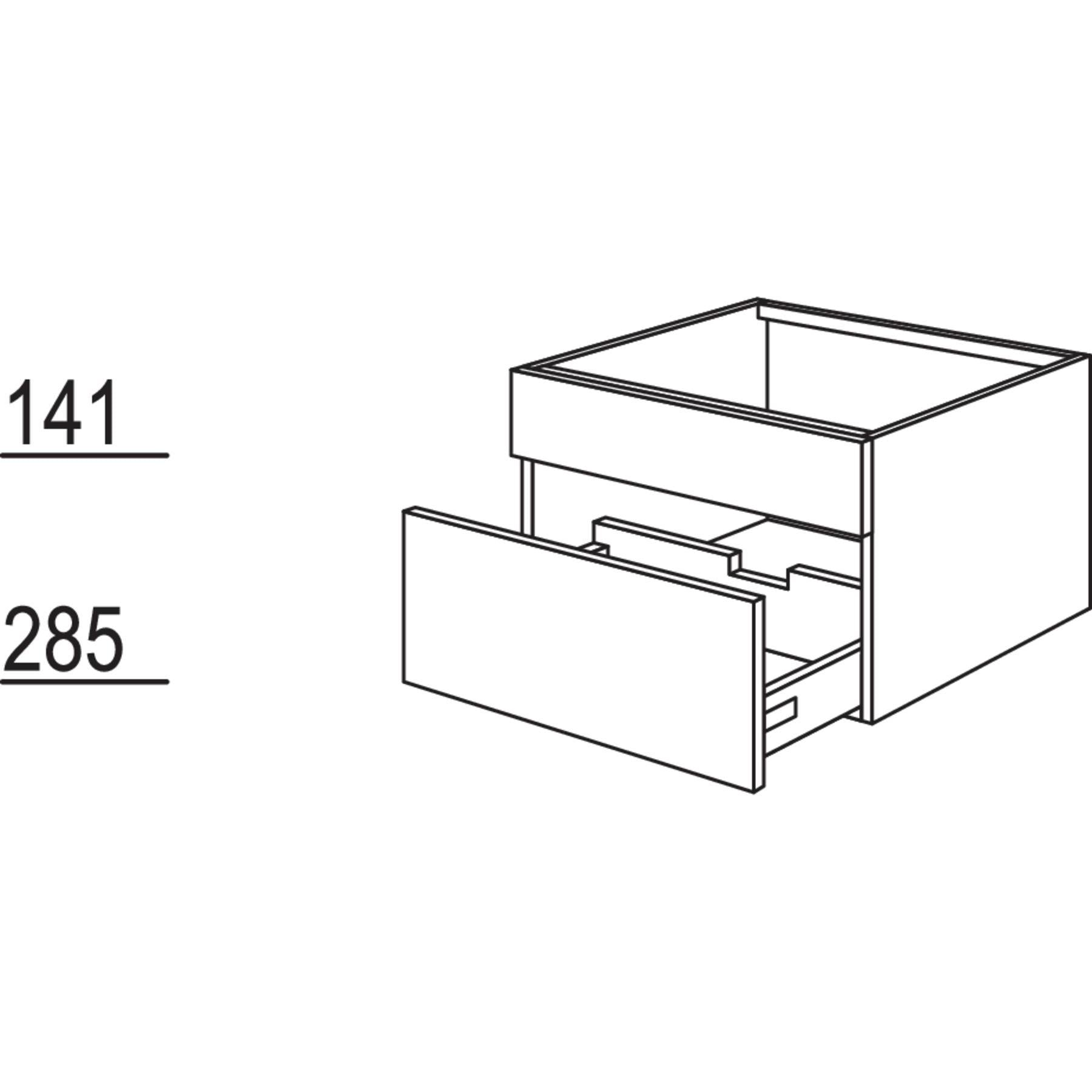 Nobilia Spuelen-Auszugschrank SPUA120-43 43272