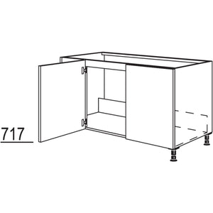 Nobilia Spülen-Eckschrank SPUED120-50 20175