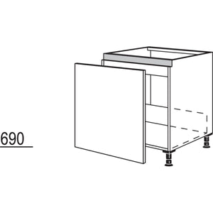 Nobilia Spülenschrank NSPUAL40 51193