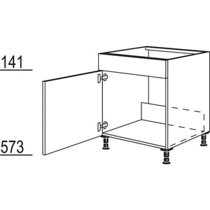 Nobilia Spülenschrank SPU40 204