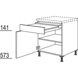 Nobilia Unterschrank Ausziehtisch UT50 20121