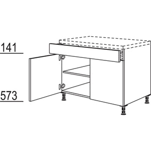 Nobilia Unterschrank USG80 23408