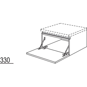 Nobilia Unterschrank mit Barklappe NUKB45-36 50504