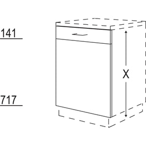 Nobilia Verstiftete Maxi-Türfront GSB45-I-M 44820