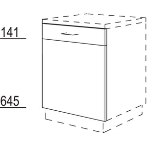 Nobilia Verstiftete XL-Tuerfront GSB60-I-X 33866