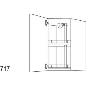 Nobilia Wand-Eckschrank- diagonal WEDD65-1 32152