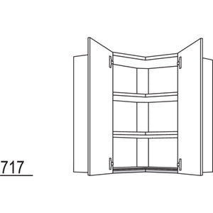 Nobilia Wand-Eckschrank NWE65-1 62165