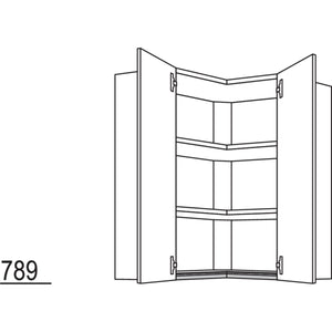 Nobilia Wand-Eckschrank NWE65-2 65165