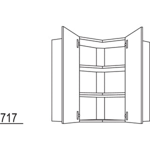 Nobilia Wand-Eckschrank WE80-1 32168