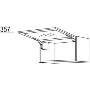 Nobilia Wandschrank Glasrahmenklappe NWKG80-36 63328