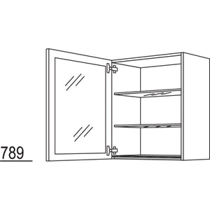 Nobilia Wandschrank Glasrahmentür NWG50-2 66105