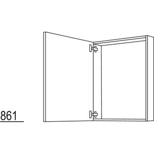 Nobilia Wandschrank-Rahmenteil WRT45-3 52447