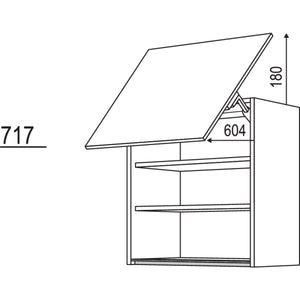 Nobilia Wandschrank Schwingklappe NWKS50-1 64541