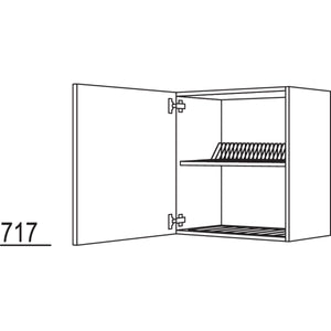 Nobilia Wandschrank mit Abtropfgitter WAG60-1 32036