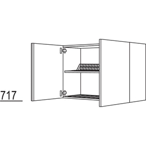 Nobilia Wandschrank mit Abtropfgitter WAG90-1 32039