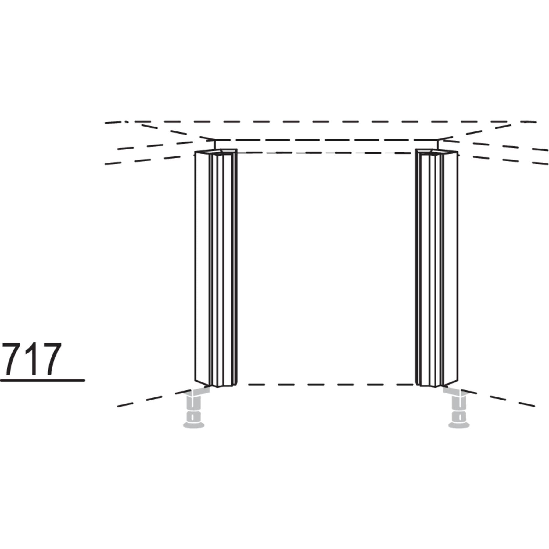 Nobilia Winkelpassstueck- 135- UPE135-2 142