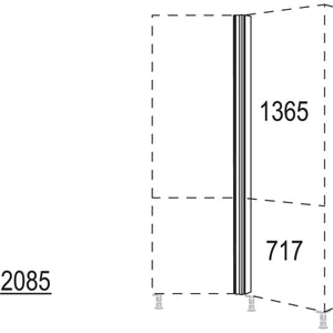 Nobilia Winkelpassstück 135-- variabel HPE135-V-2 37483