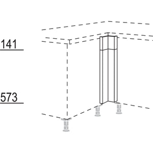 Nobilia Winkelpassstück in Türausführung- variabel UPE-VT 30144