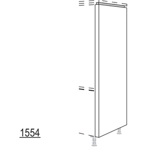Nobilia XL-Abschluss-Frontwange fuer Highboards mit waagerechter NHWF50-60-X 55980