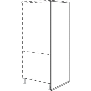 Nobilia XL-Abschlusswange HWA10-X 10856