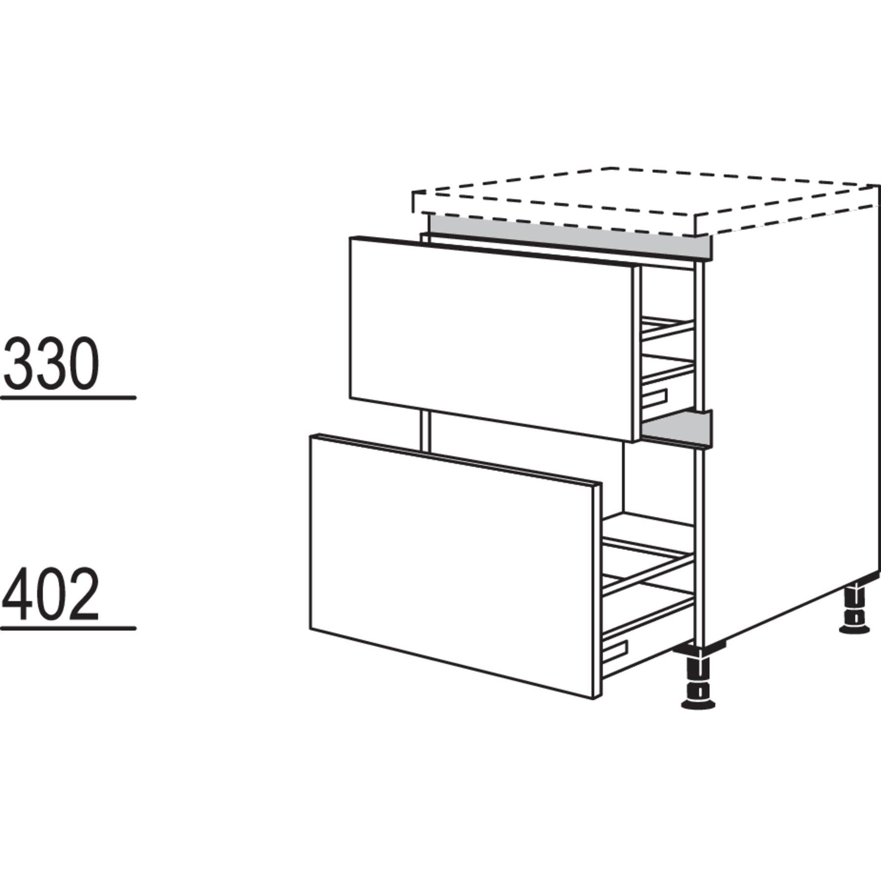 Nobilia XL-Auszugschrank NU2A40-X 55512