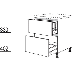 Nobilia XL-Auszugschrank NUI2A120-X 56563