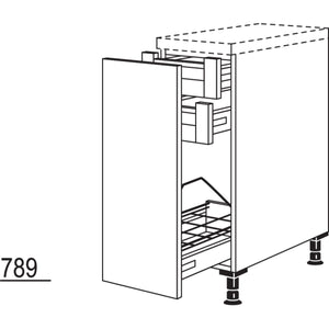 Nobilia XL-Auszugschrank U2IAF30-X 37029