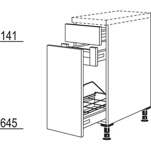 Nobilia XL-Auszugschrank UIAF30-X 37023