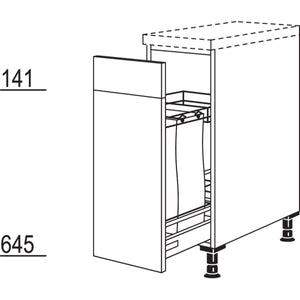 Nobilia XL-Baguetteschrank UABT30-X 33008