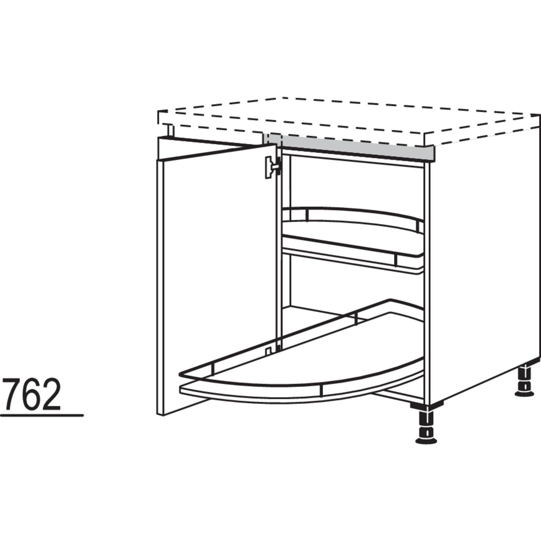 Nobilia XL-Eckschrank NUEBD90-40-X 55095